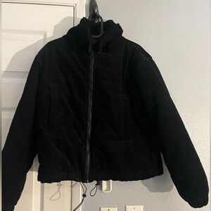 Princess Polly Black Corduroy Jacket